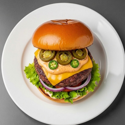 Chilli Burger Meal 