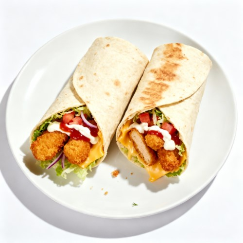 Chicken Strips Salsa Wrap 