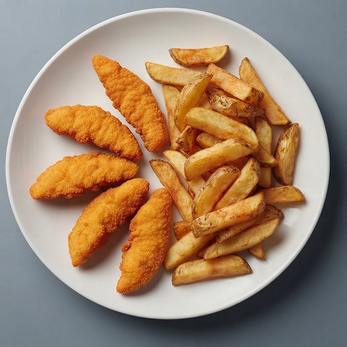 Kids 2 Pcs Chicken Strips & Chips 