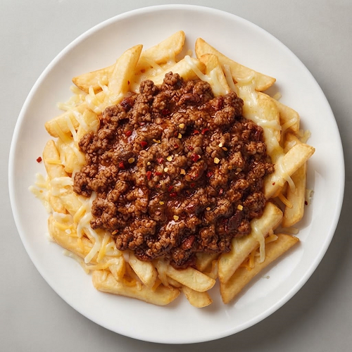 Chips, Cheese & Spicy Beef 