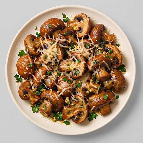 Garlic Mushroom With Cheese 